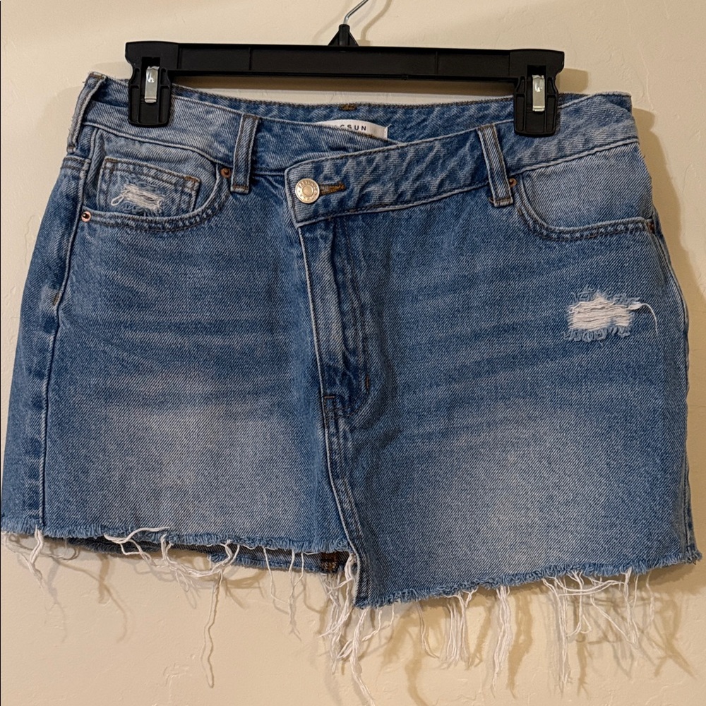 PacSun Light Blue Denim Skirt Size 28